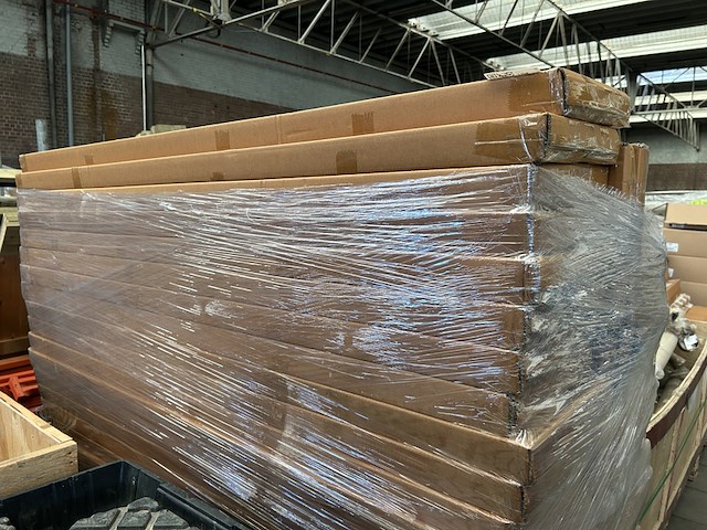 Ca. 47x bamboe kledingrek 70x30x170 cm - afbeelding 3 van  5