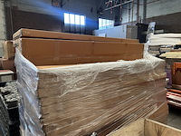 Ca. 47x bamboe kledingrek 70x30x170 cm - afbeelding 4 van  5