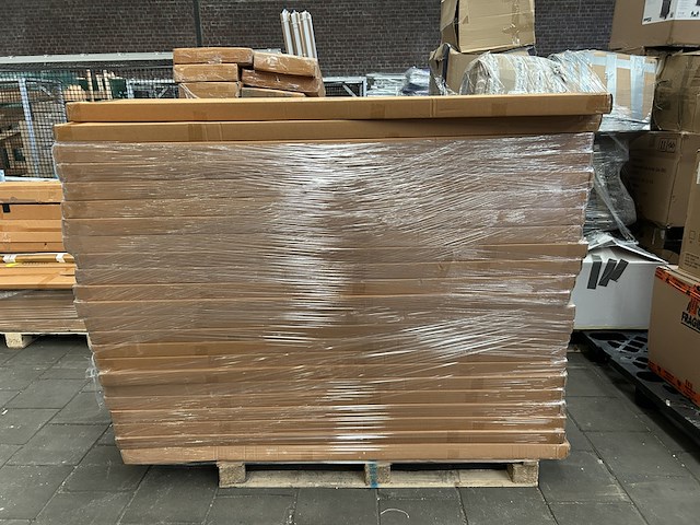 Ca. 47x bamboe kledingrek, kapstok 70x30x170 cm, i-wannahave - afbeelding 2 van  3