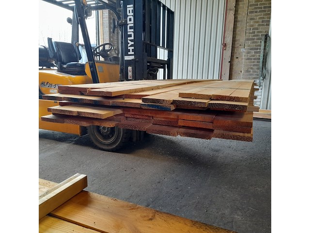 Ca. 47x douglas planken, 2,2 x 15 x 410 cm - afbeelding 2 van  6