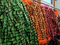 Ca. 47x feestkleding carnaval neon pluche - afbeelding 1 van  6