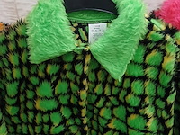Ca. 47x feestkleding carnaval neon pluche - afbeelding 3 van  6