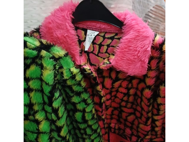 Ca. 47x feestkleding carnaval neon pluche - afbeelding 4 van  6