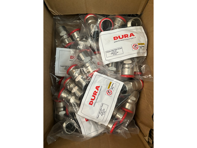 Ca. 47x perskoppeling, durawell, 1press adapter buitendraad - afbeelding 1 van  2