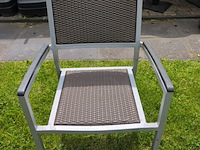 Ca. 47x terrasstoel met 5x tafel en 2x parasolvoet - afbeelding 4 van  15