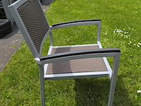Ca. 47x terrasstoel met 5x tafel en 2x parasolvoet - afbeelding 7 van  15