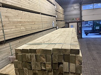 Ca. 47x vuren regels geschaafd geïmpregneerd, 45x70mm, lengte 247cm - afbeelding 1 van  3