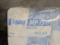 Ca. 47x zak à 25 kg machine spuitgips, knauf, mp 75 - afbeelding 4 van  6