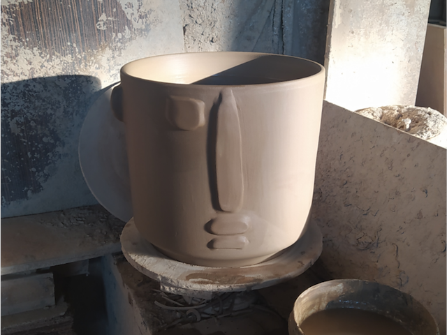 Ca. 480x design plantenpotten, plant potheads, plant pot, 2023 - afbeelding 9 van  11