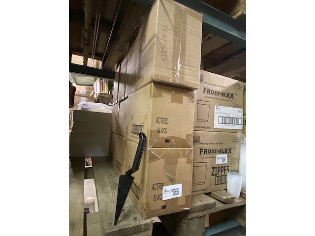 Ca. 480x luxe taartschep, zwart - afbeelding 1 van  4