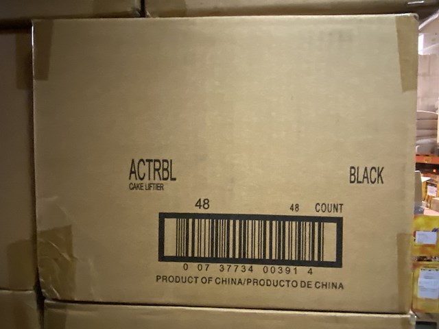 Ca. 480x luxe taartschep, zwart - afbeelding 4 van  4