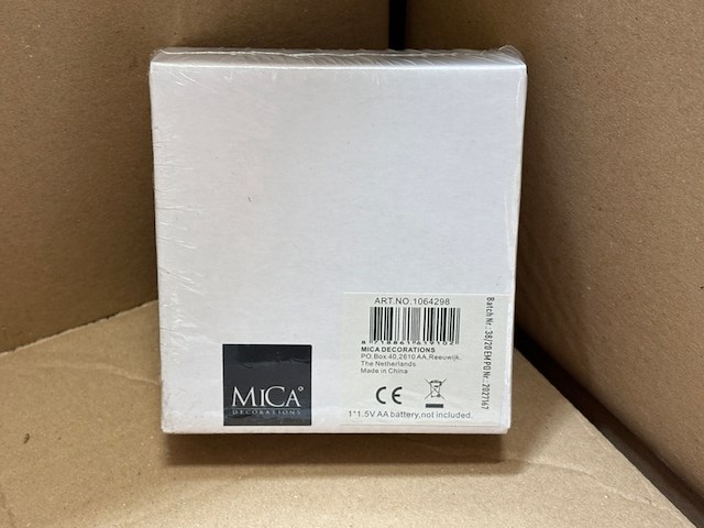 Ca. 480x tafel klok mica - afbeelding 2 van  4
