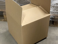 Ca. 480x verzenddozen 25x25x22cm, bruin - afbeelding 2 van  2