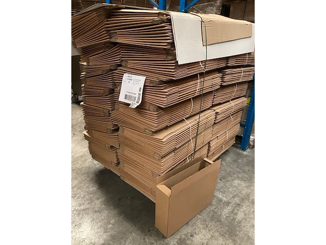 Ca. 480x verzenddozen met autolockbodem, bruin, 51x12x39cm - afbeelding 1 van  4