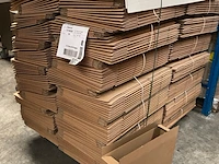 Ca. 480x verzenddozen met autolockbodem, bruin, 51x12x39cm