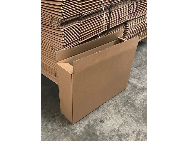 Ca. 480x verzenddozen met autolockbodem, bruin, 51x12x39cm - afbeelding 2 van  4