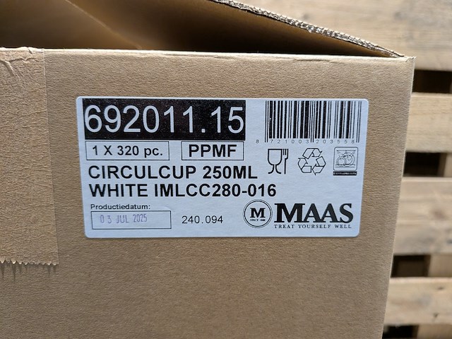 Ca. 48x doos met herbruikbare koffiebekers, circulware, cc250, 2025 - afbeelding 5 van  7