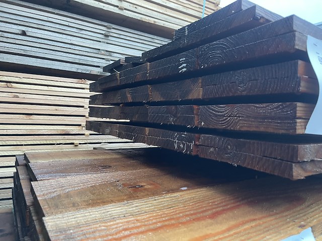 Ca. 48x douglas planken fijnbezaagd, 22x200mm, lengte 450cm - afbeelding 3 van  3