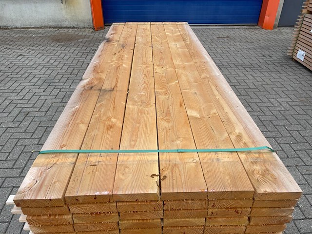 Ca. 48x douglas planken fijnbezaagd, 43x175mm, lengte 500cm - afbeelding 1 van  4