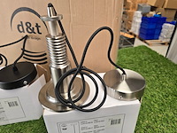 Ca. 48x dutch design hanglamp 24x zwart en 24x chrome d&t - afbeelding 7 van  12