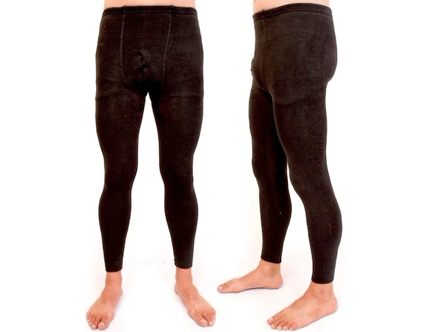 Ca. 48x heren thermo onderbroek lang, zwart, m/l - afbeelding 1 van  2
