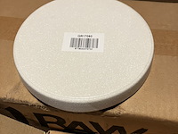 Ca. 48x kleine borden, q raw, wit - afbeelding 2 van  4