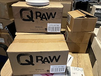 Ca. 48x kleine borden, q raw, wit - afbeelding 3 van  4