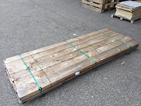 Ca. 48x tuinplanken lang 240 cm, breed 15 cm - afbeelding 1 van  3