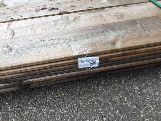 Ca. 48x tuinplanken lang 240 cm, breed 15 cm - afbeelding 3 van  3