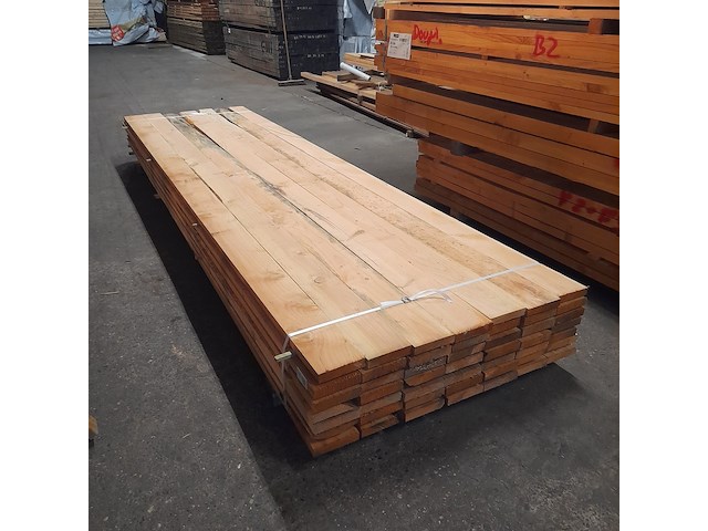 Ca. 49x douglas planken, 3,2 x 15 x 400 cm - afbeelding 1 van  5