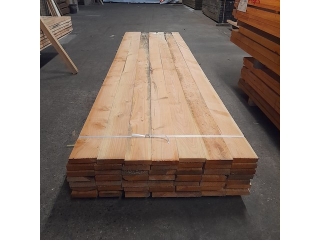 Ca. 49x douglas planken, 3,2 x 15 x 400 cm - afbeelding 2 van  5