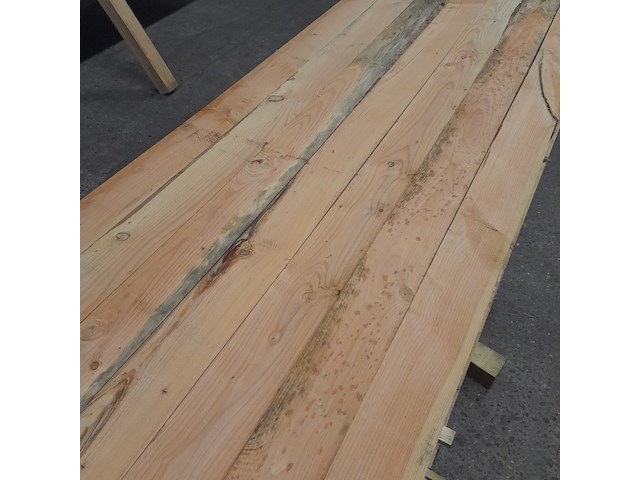 Ca. 49x douglas planken, 3,2 x 15 x 400 cm - afbeelding 3 van  5