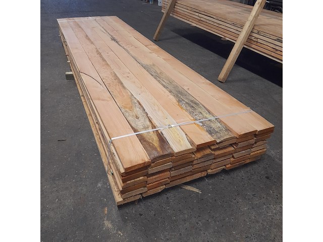 Ca. 49x douglas planken, 3,2 x 15 x 400 cm - afbeelding 4 van  5