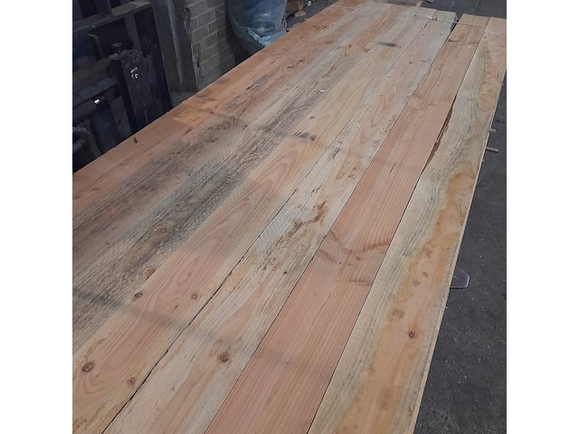 Ca. 49x douglas planken, 3,2 x 15 x 400 cm - afbeelding 4 van  6