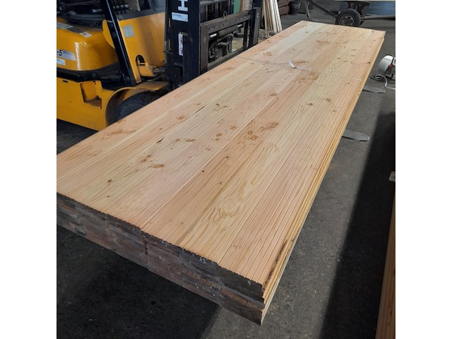 Ca. 49x douglas vlonderplank geschaafd, 2,7 x 14,3 x 400 cm - afbeelding 3 van  7