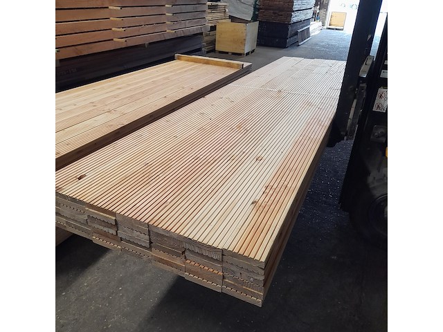 Ca. 49x douglas vlonderplank geschaafd, 2,7 x 14,3 x 400 cm - afbeelding 7 van  7