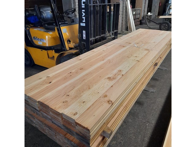 Ca. 49x douglas vlonderplank geschaafd, 2,7 x 14,3 x 400 cm - afbeelding 3 van  6