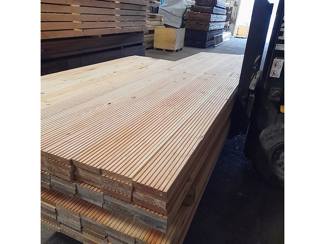 Ca. 49x douglas vlonderplank geschaafd, 2,7 x 14,3 x 400 cm - afbeelding 6 van  6