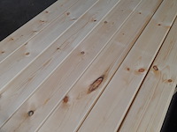 Ca. 49x grenen vloerdeel met mes en groef, 2,1 x 14,7 x 510 cm - afbeelding 4 van  7