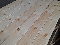 Ca. 49x grenen vloerdeel met mes en groef, 2,1 x 14,7 x 510 cm - afbeelding 4 van  7