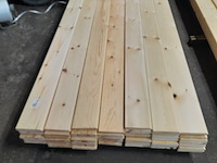 Ca. 49x grenen vloerdeel met mes en groef, 2,1 x 14,7 x 510 cm - afbeelding 1 van  7