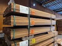 Ca. 49x guyana teak planken geschaafd, 25x140mm, lengte 185cm - afbeelding 4 van  4