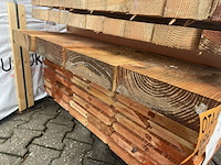Ca. 4x douglas balken fijnbezaagd , 75x250mm, lengte 600cm - afbeelding 3 van  3