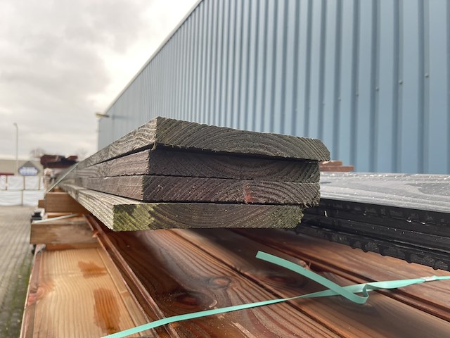 Ca. 4x douglas planken geschaafd, 22x200mm, lengte 400cm - afbeelding 3 van  3