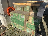 Ca. 4x guyana teak dragline schotten, 20x100mm, lengte 1/165cm, 3/200cm - afbeelding 3 van  3