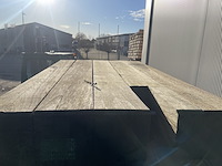 Ca. 4x guyana teak dragline schotten, 20x100mm, lengte 2/180cm, 2/200cm - afbeelding 1 van  3