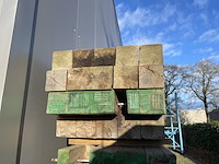 Ca. 4x guyana teak dragline schotten, 20x100mm, lengte 2/180cm, 2/200cm - afbeelding 3 van  3