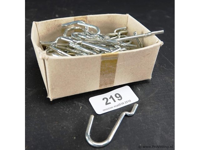 Ca. 50 haken voor winkeldisplay h6cm - afbeelding 1 van  3