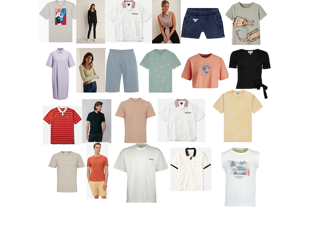 Ca. 500x dames-, heren- en kindermode, na-kd, jack&jones, ichi, raizzed etc. - afbeelding 2 van  5