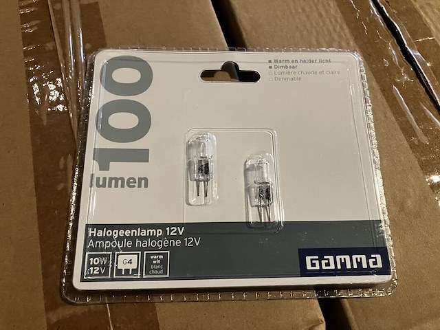 Ca. 500x hallogeen steeklamp, gamma, helder - afbeelding 1 van  3